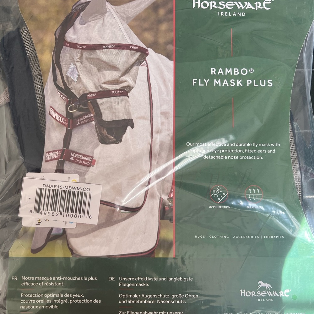 RAMBO Fly Mask (Navy/NWT)